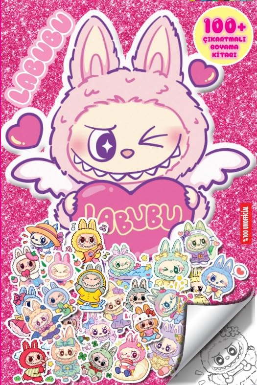 Labubu - 100 Cikartmali Boyama Kitabi Fairy Tales & Legends