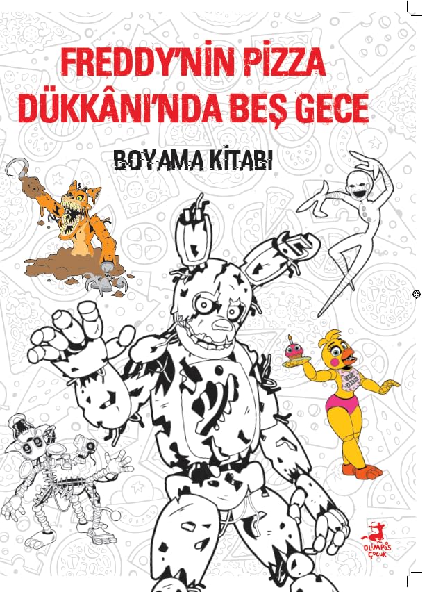 Freddynin Pizza Dükkanında Beş Gece Boyama Kitabı Books