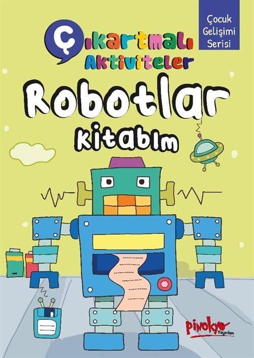 Cikartmali Aktiviteler Robotlar Kitabim Books