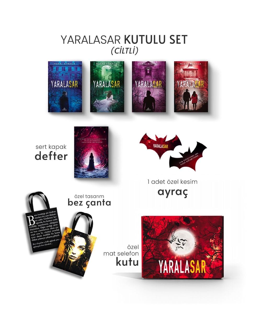 Yaralasar 4 Kitaplik Hediyeli Set Ciltli Historical Fiction