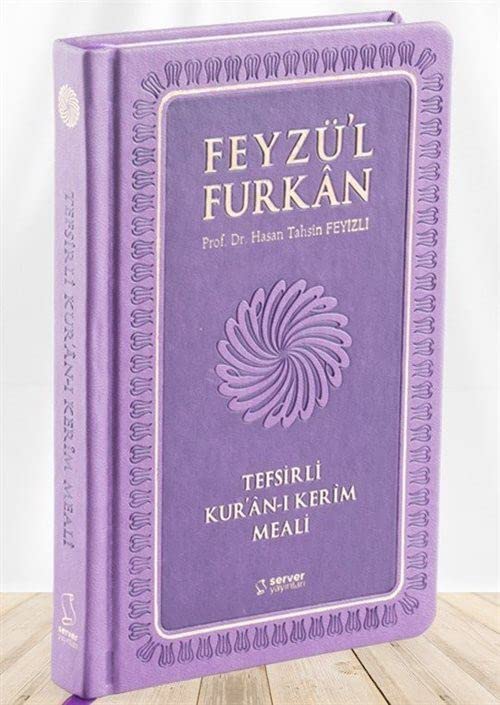 Feyzül Furkan Tefsirli Kuran-i Kerim Meali Büyük Boy, Tefsirli Meal, Ciltli, Lila Books