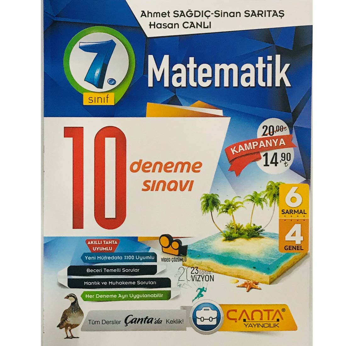 ?anta Yay?nlar? 7. S?n?f Matematik 10 Deneme S?nav? ?anta Books
