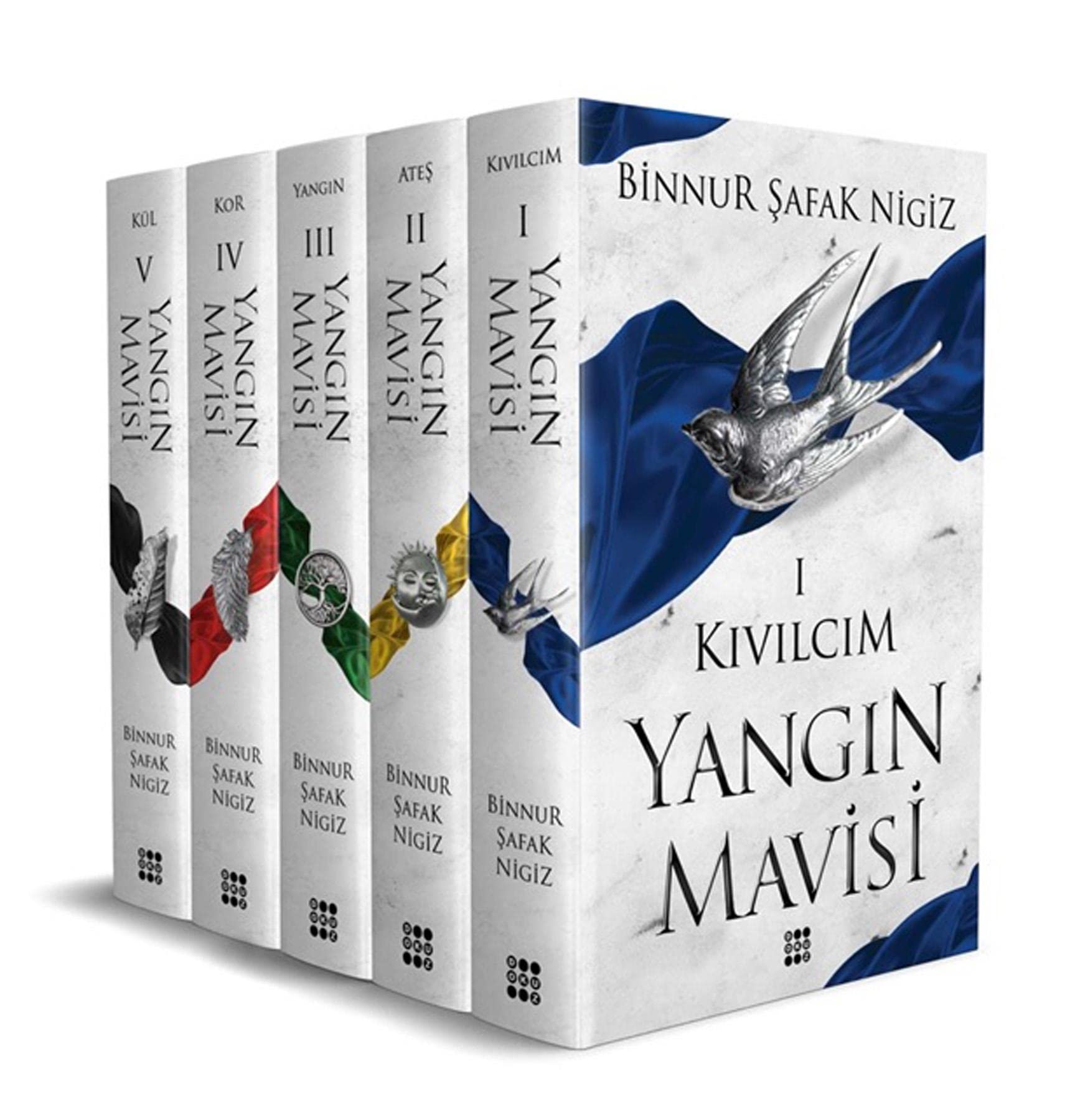 Yangın Mavisi Set - (5 Kitap Takım) Historical Fiction