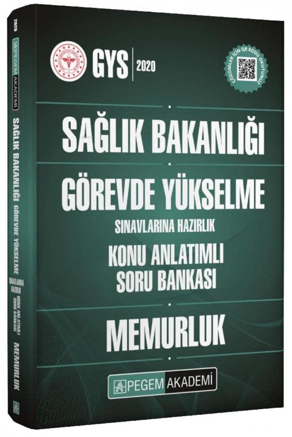 2020 Sağlık Bakanlığı Görevde Yükselme Sınavlarına Hazırlık Konu Anlatımlı Soru Bankası Memurluk; Memurluk Books