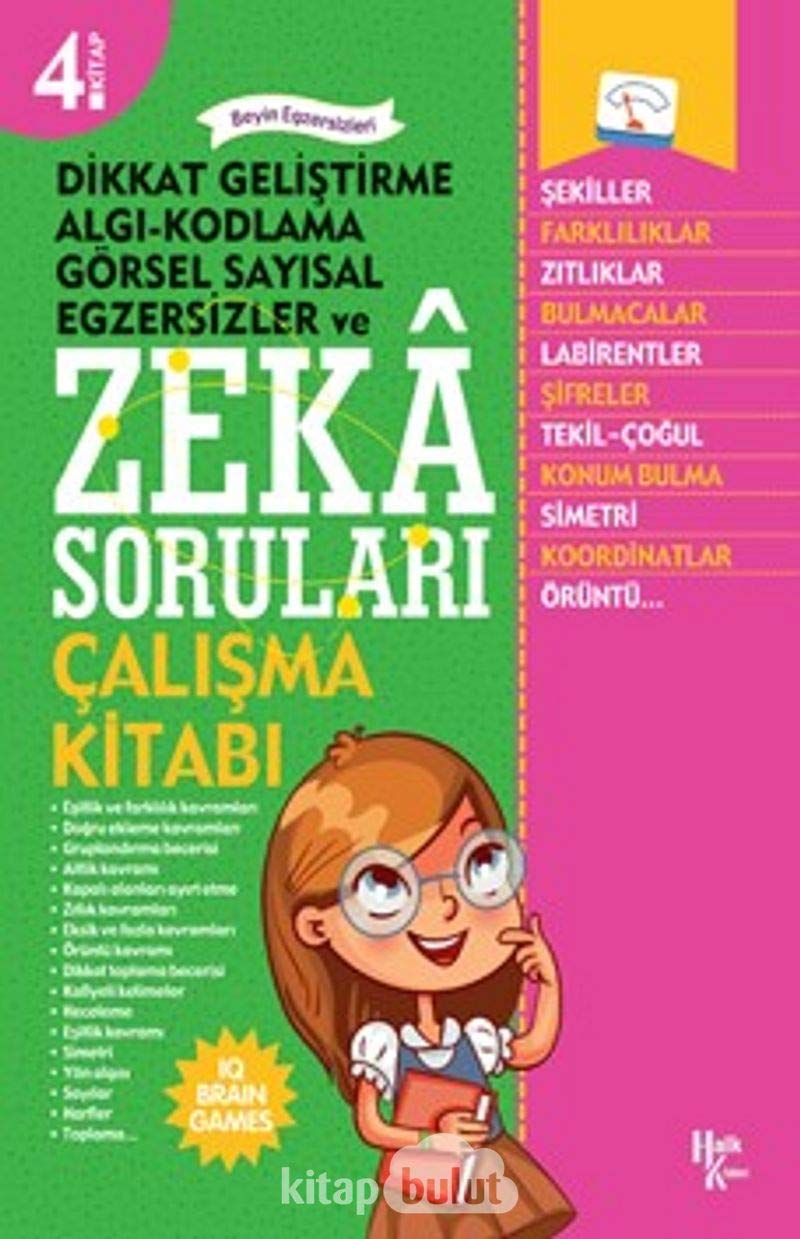Zıtlık Kavramı: Dikkat Geliştirme Algı-Kodlama Görsel Sayısal Egzersizler ve Zeka Soruları - Çalışma Kitabı Fairy Tales & Legends