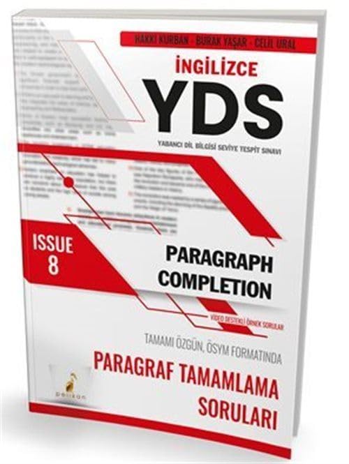 YDS İngilizce Paragraph Completion Issue 8 Books