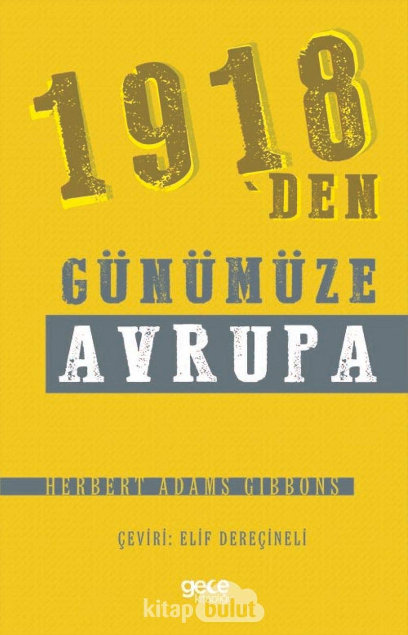 1918'den Günümüze Avrupa Books