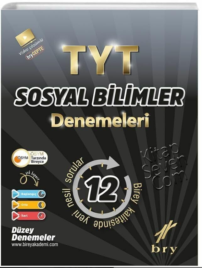 TYT - Branş Denemeleri - Sosyal Bilimler (12 li) Books