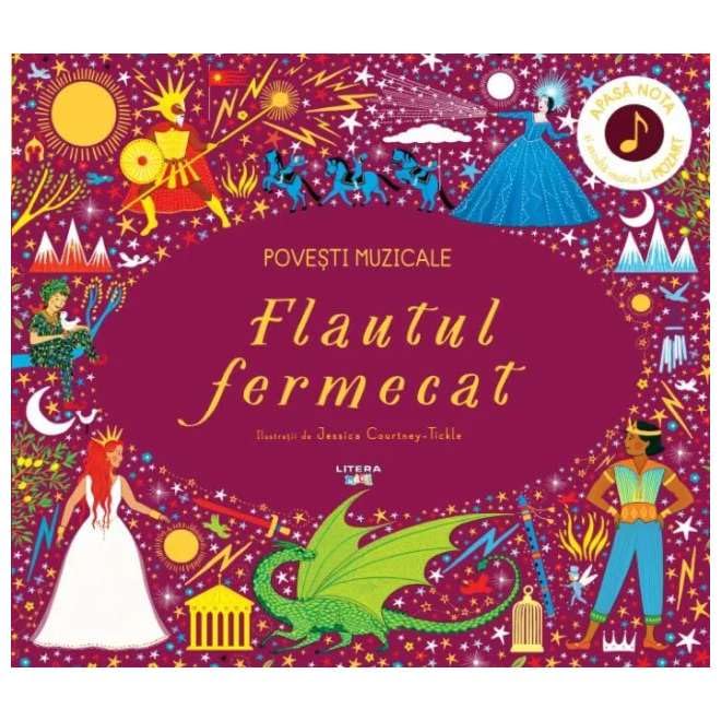 Povesti muzicale. Flautul fermecat. Carte cu sunete book