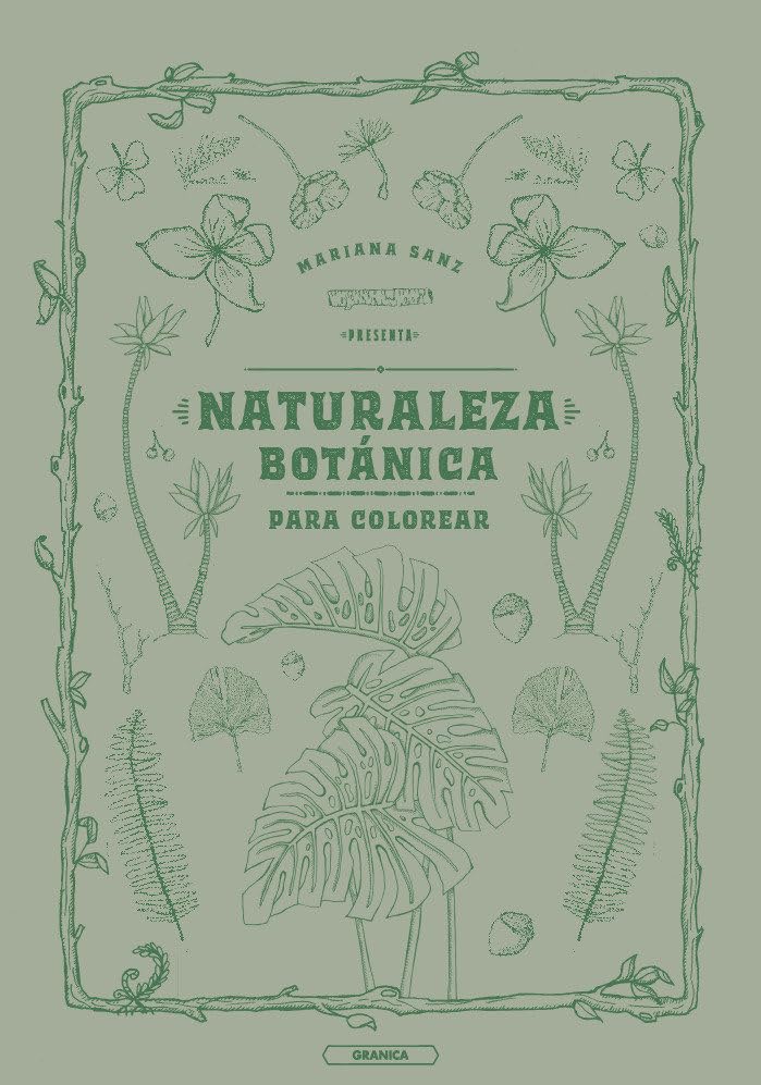 Naturaleza botánica: Para colorear Children's books