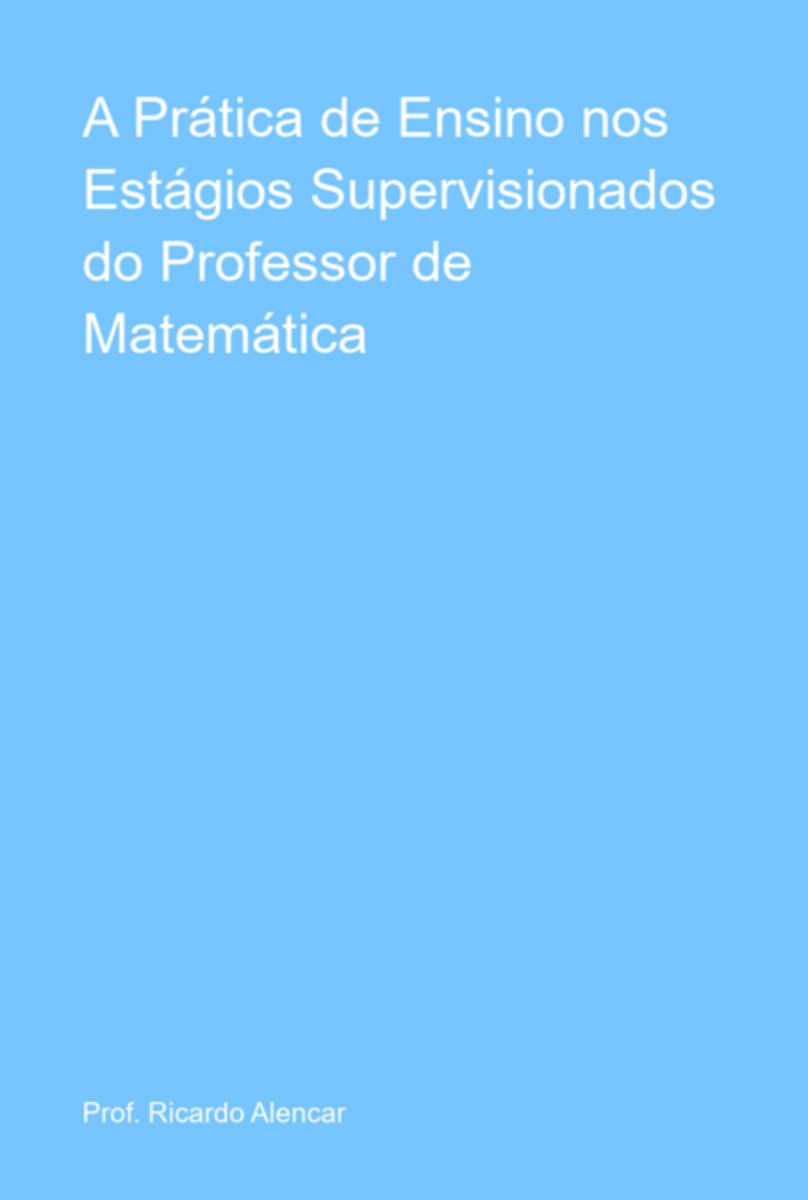 A Prática De Ensino Nos Estágios Supervisionados Do Profess Architecture
