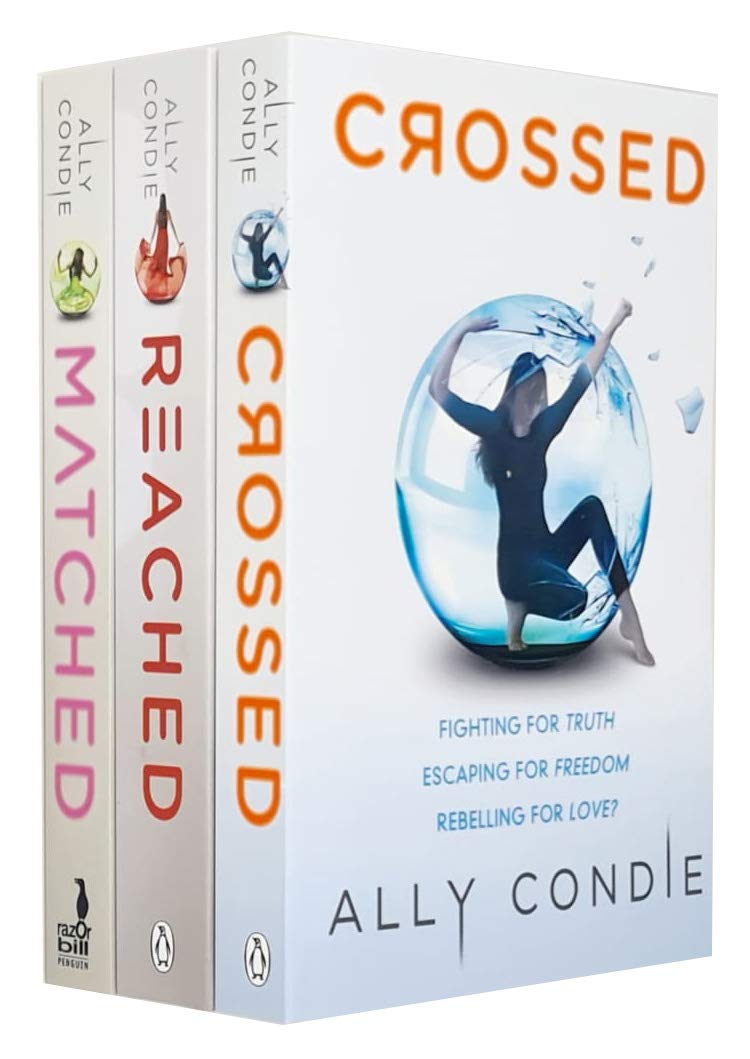 Matched Trilogy Ally Condie Collection 3 Books Set (Crossed: 2/3, Reached, Matched: 1/3) Books