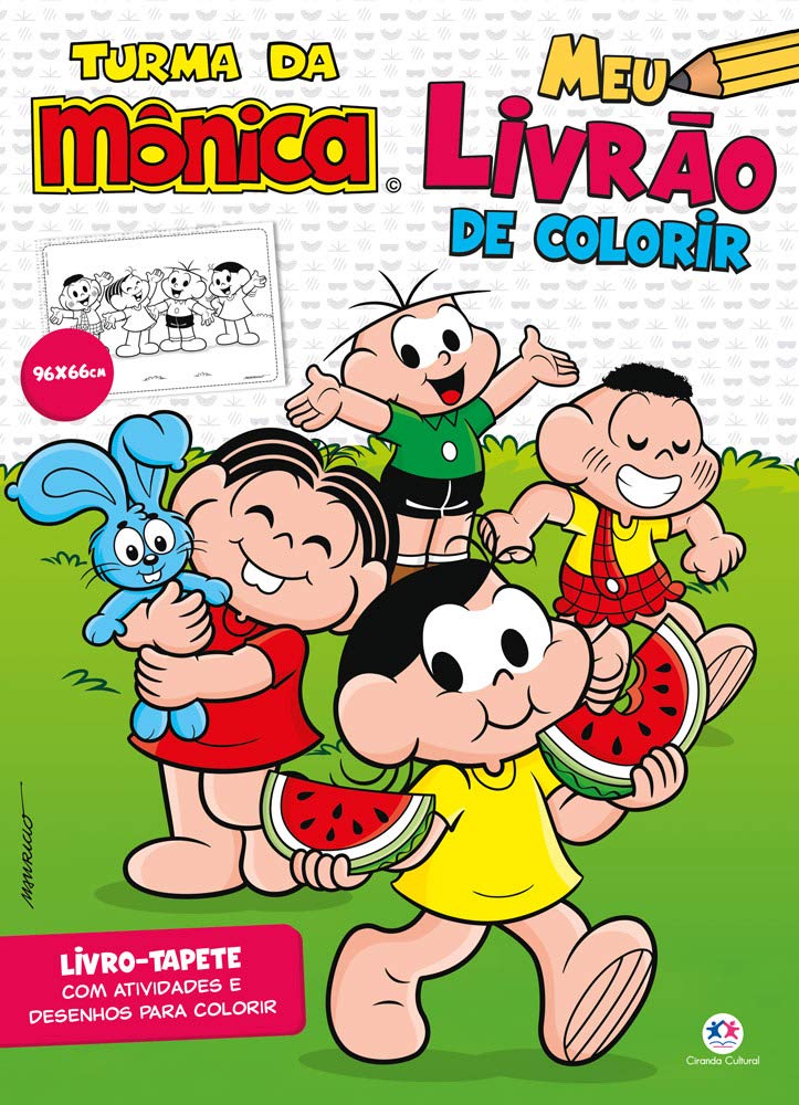 Turma da Monica - Meu livrao de colorir (Em Portugues do Brasil) book
