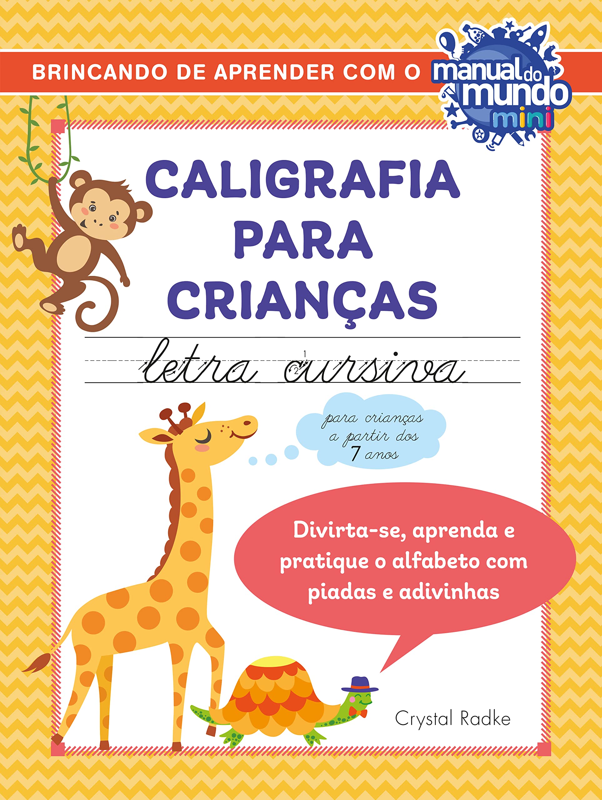 Caligrafia Para Criancas - letra cursiva (Em Portugues do Brasil) book