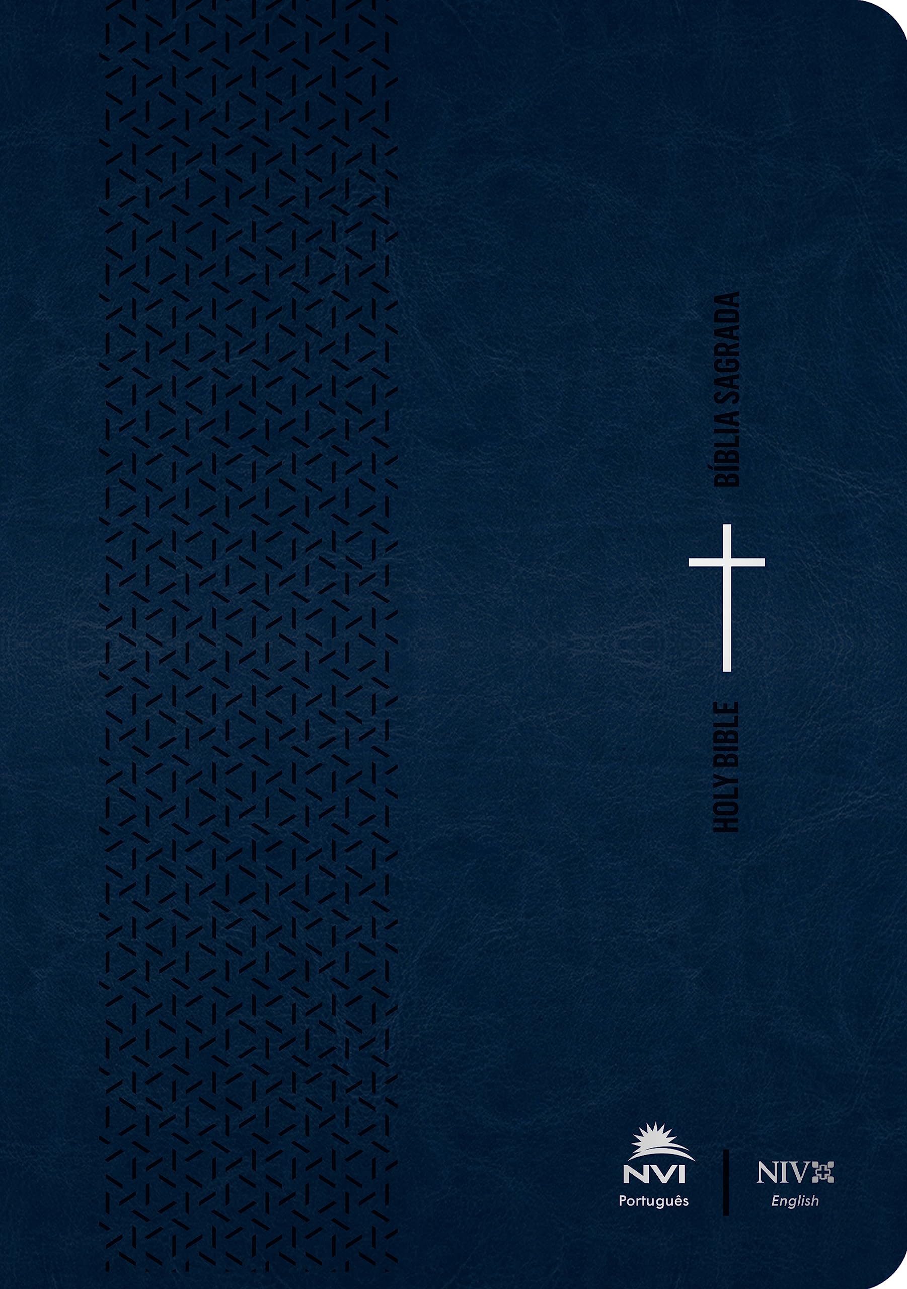 Bíblia Bilíngue Português/Inglês NVI Luxo Azul - Bilingual Bible English/Portuguese NIV - Holy Bible Portuguese/English Books