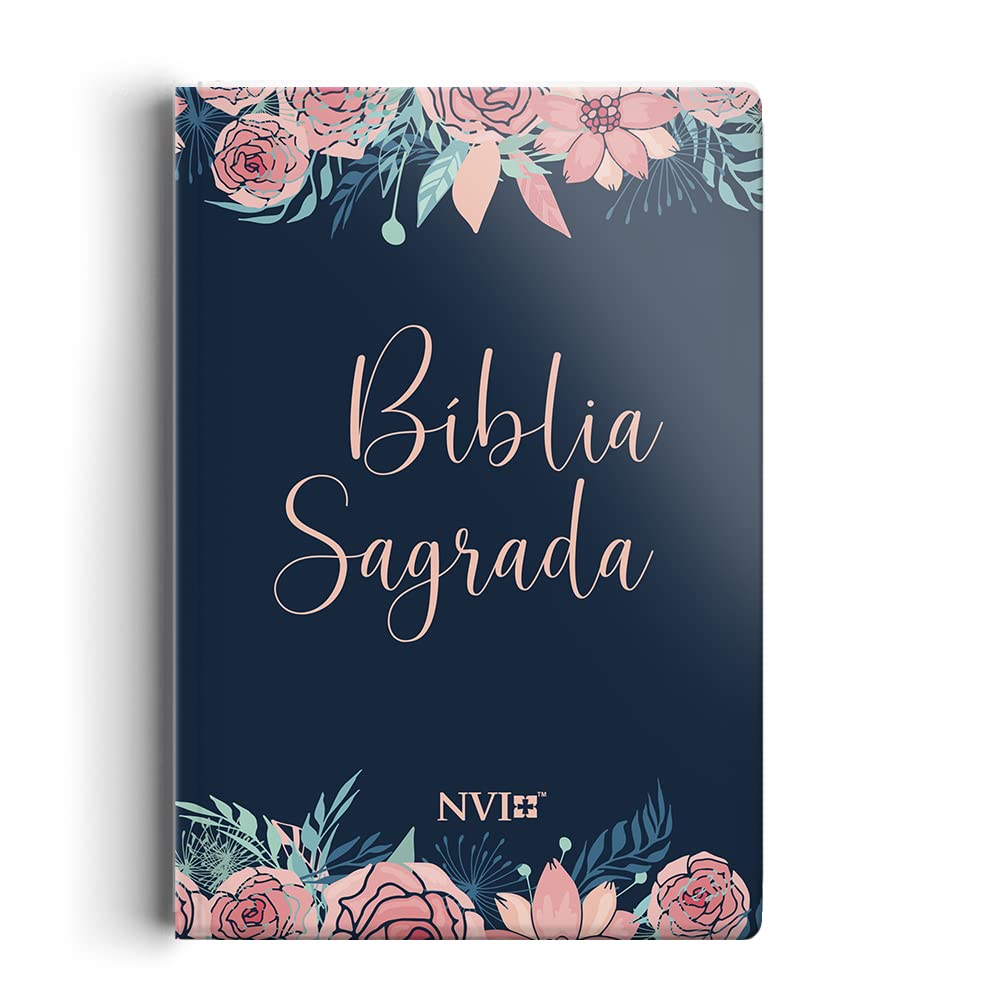 Bíblia NVI grande Novo Testamento - 2 cores capa especial rosas book