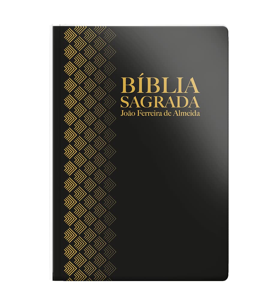 biblia sagrada slim rc capa dura preta book
