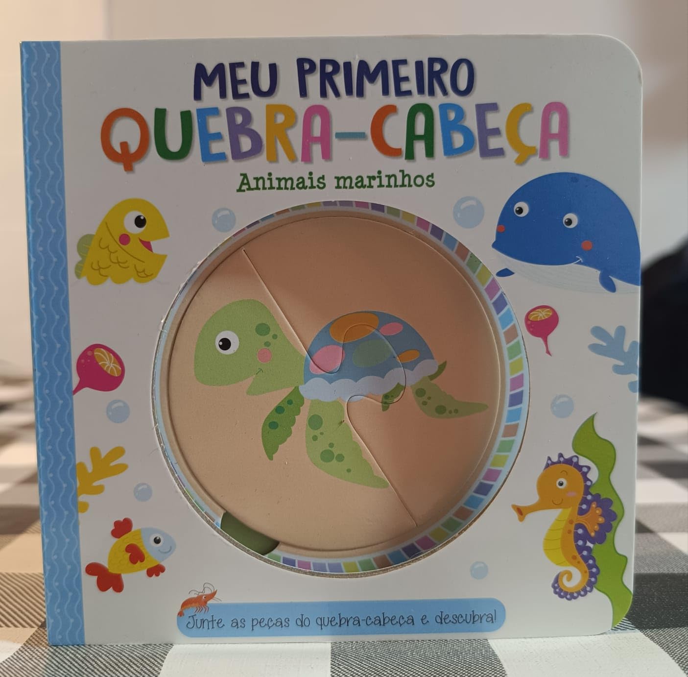 animais marinhos meu primeiro quebra cabeca cartonado pe da Books