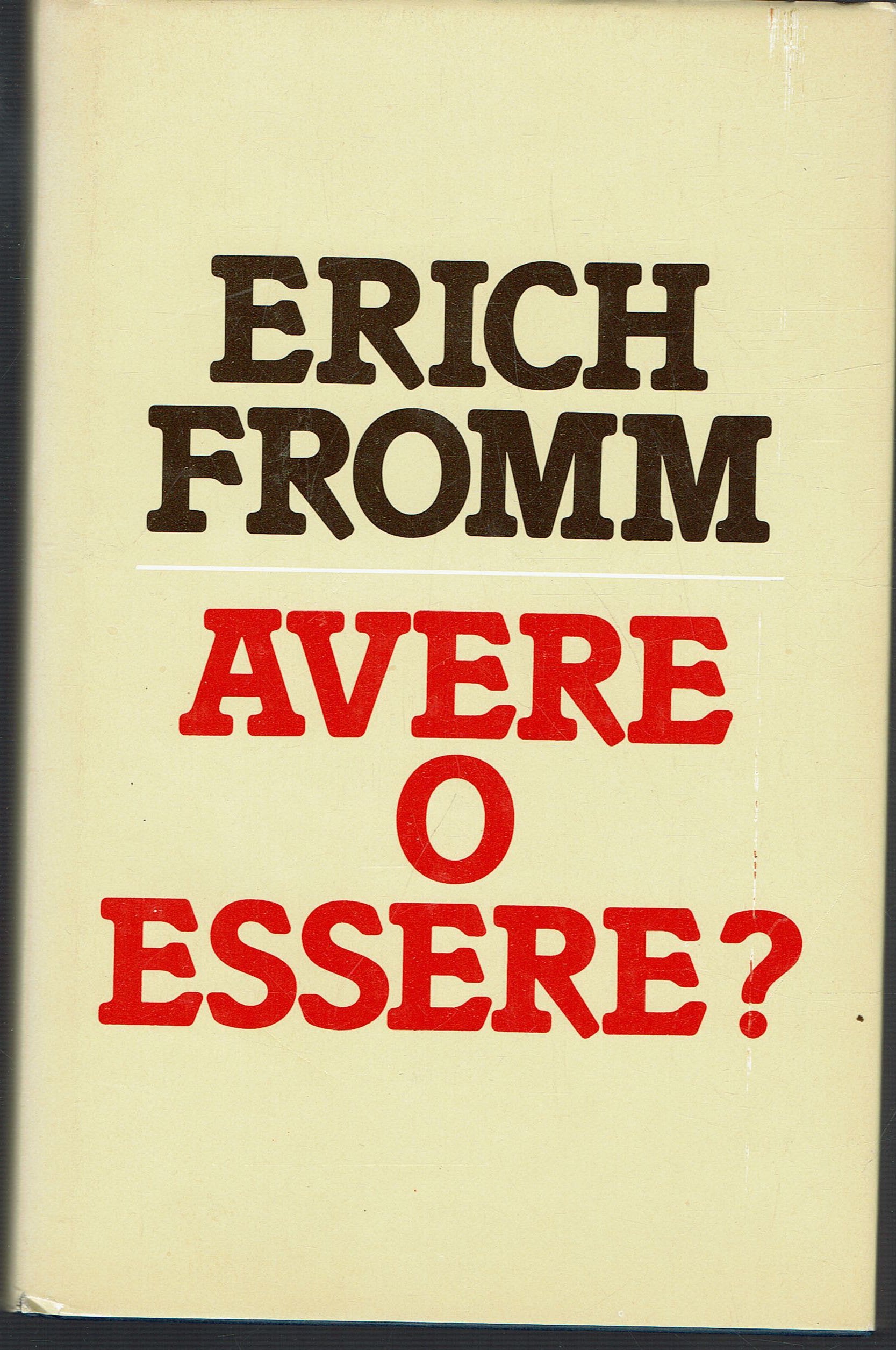 Avere o essere? book
