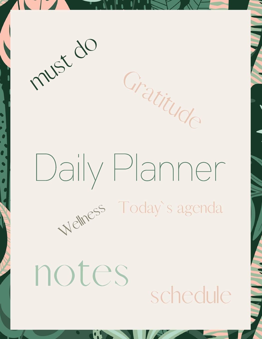 Daily Planner: Undated Daily Planner- Day at a glance Business, Finance & Career