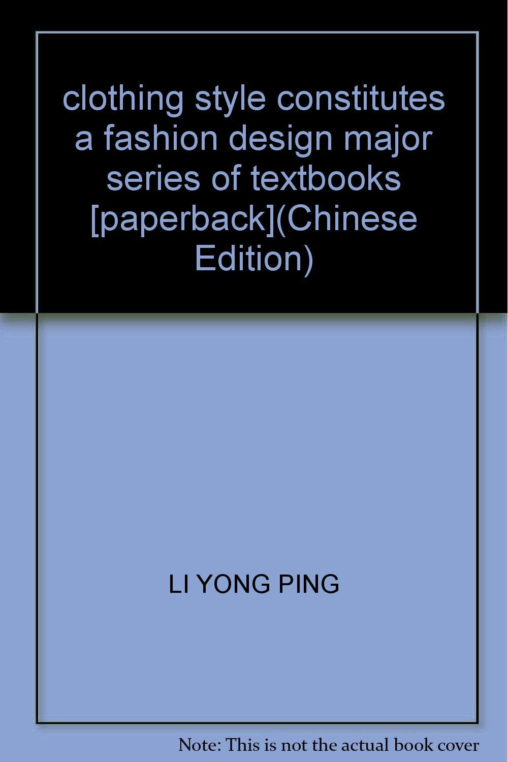 clothing style constitutes a fashion design major series of textbooks book
