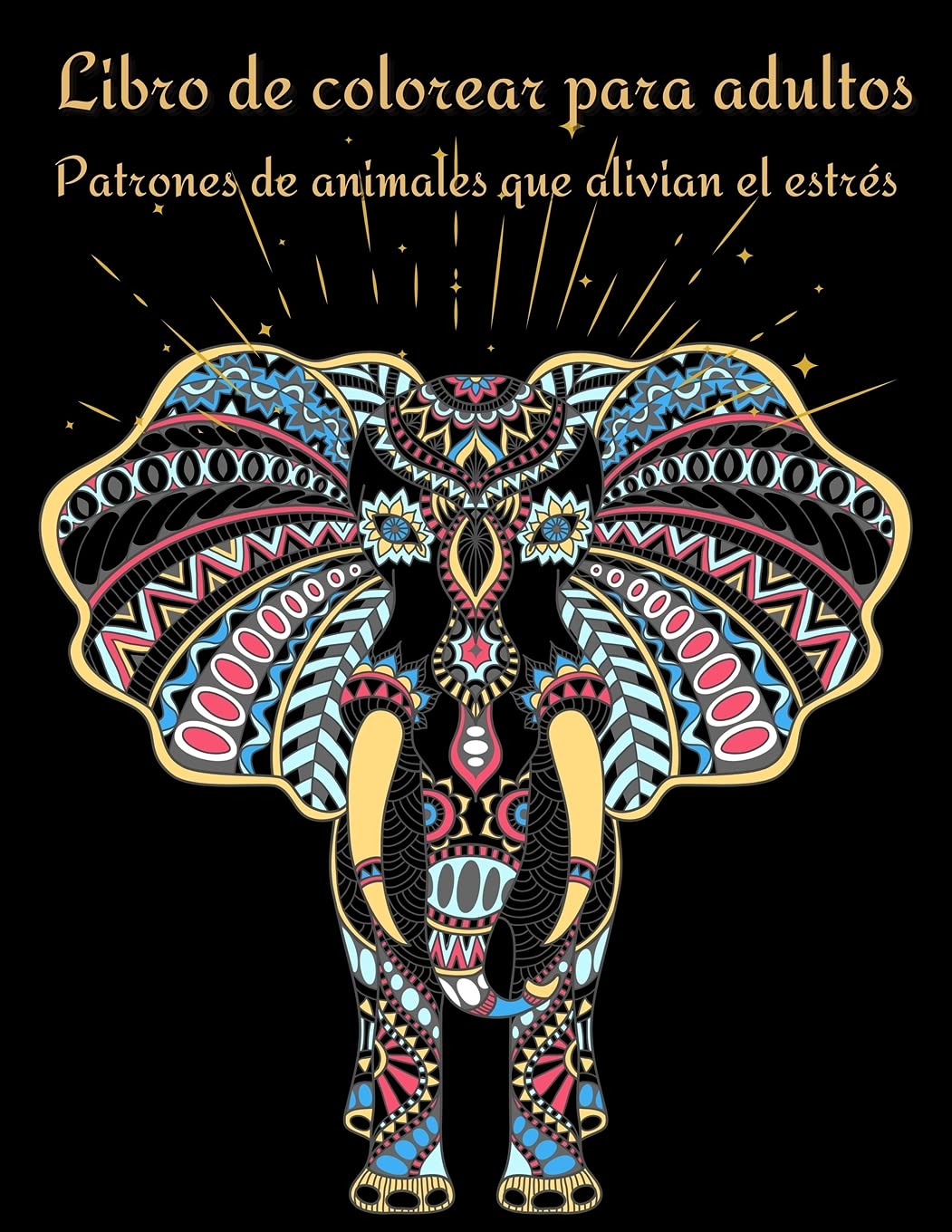 Libro para colorear de animales mandala para adultos: Patrones de animales para aliviar el estrés, con 50 diseños de animales duros, divertidos y ... pájaros y muchos más. Libro de bolsillo Film, Art & Culture