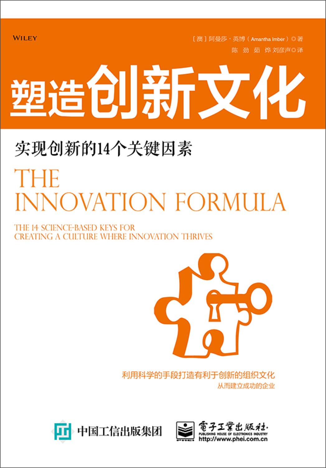 塑造创新文化：实现创新的14个关键因素 阿曼莎?英博 电子工业出版社 Books