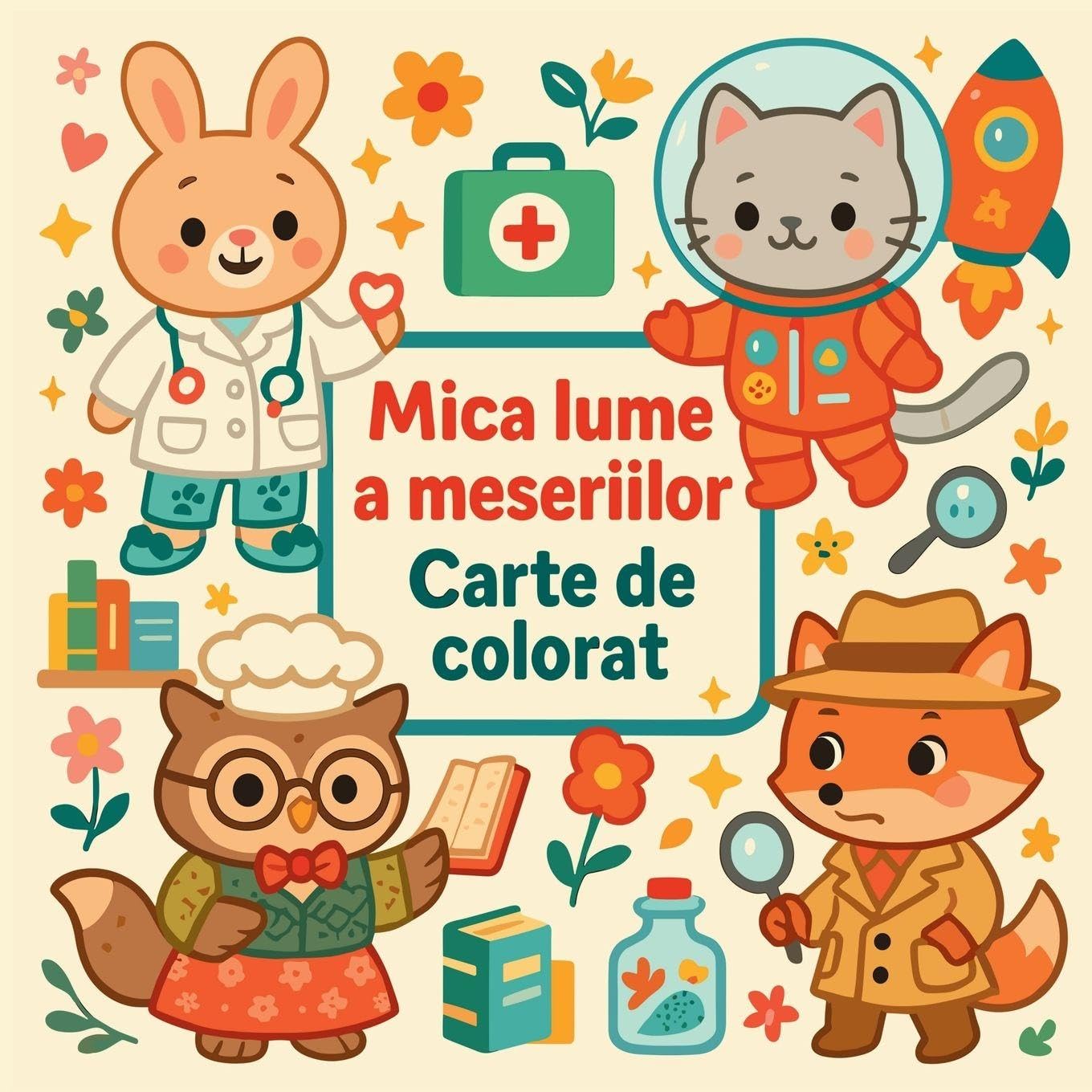 Mica lume a meseriilor - Carte de colorat Tiptoi & Games