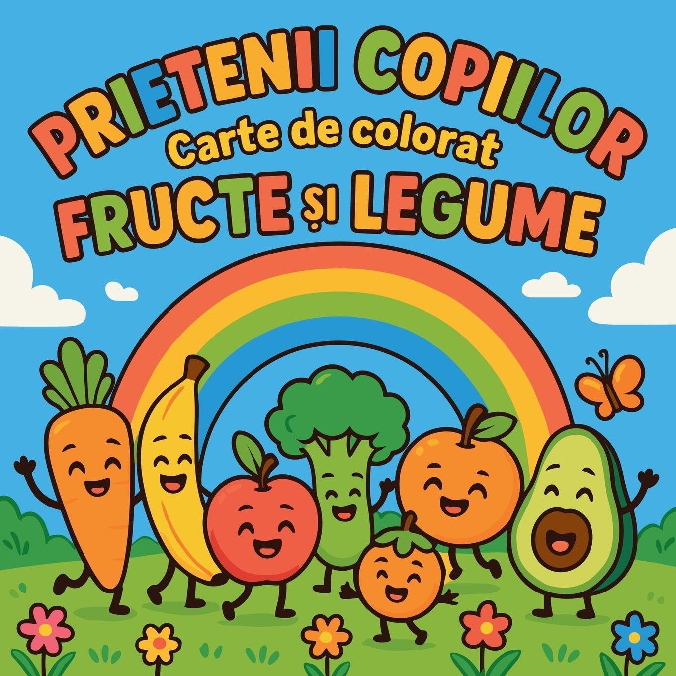 Prietenii Copiilor Fructe ¿i Legumelor - Carte de colorat Tiptoi & Games
