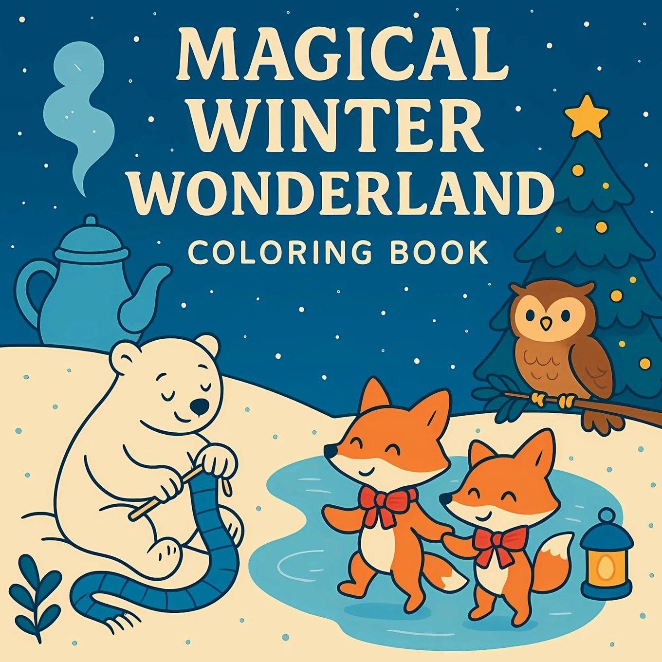 Magical Winter Wonderland - Coloring Book Lifestyle
