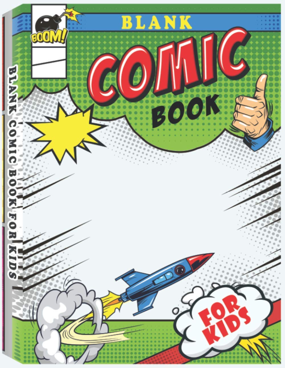 Blank Comic Book for Kids: Make Your Own Comic Book for Kids, Comic Sketchbook, Kids Comic Books Manga