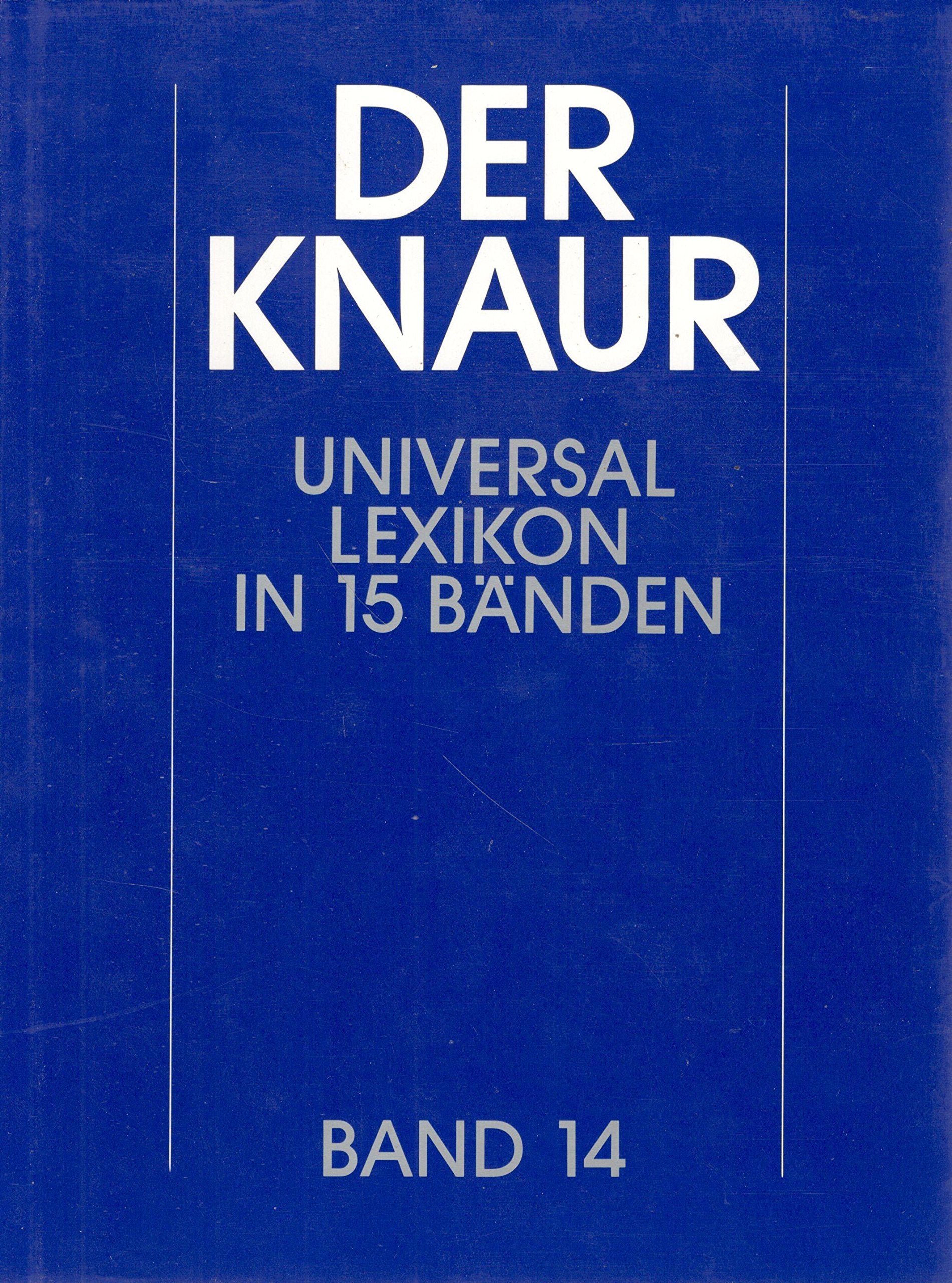 Der Knaur - Universallexikon in 15 Bänden / Band 14 Books