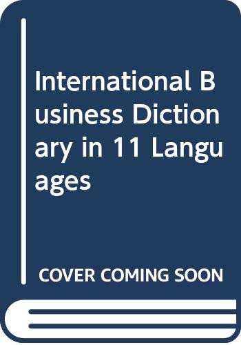 International Business Dictionary in 11 Languages book
