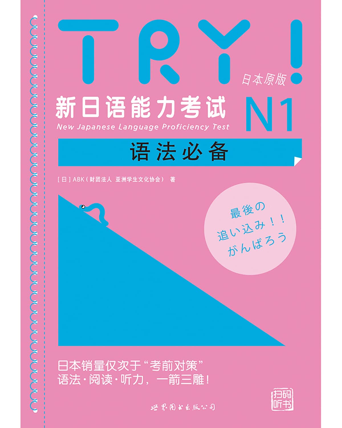 TRY！新日语能力考试N1语法必备 book