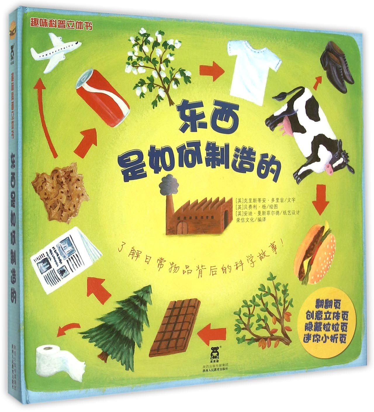 东西是如何制造的（引自英国泰普勒趣味科普立体书系列，。乐乐趣立体书） book