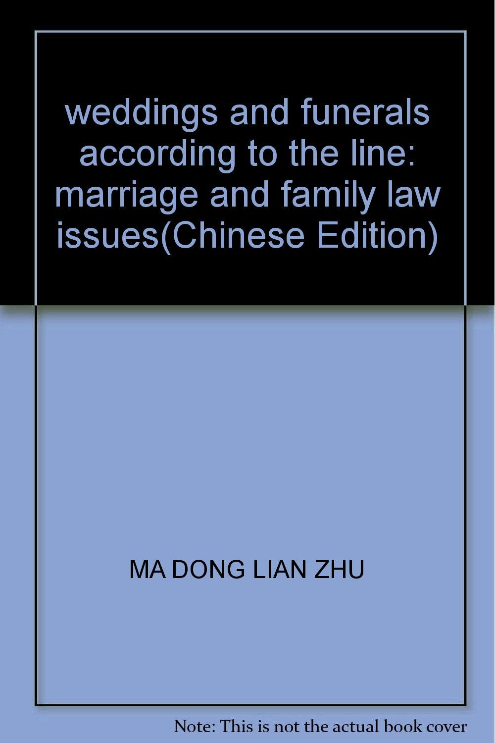 weddings and funerals according to the line: marriage and family law issues book