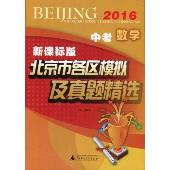 现货 2020中考数学新课标版北京市各区模拟及真题精选中考模拟试题汇编数学试卷北京市各区模拟及真题精选含2019年北京中考真题 Books