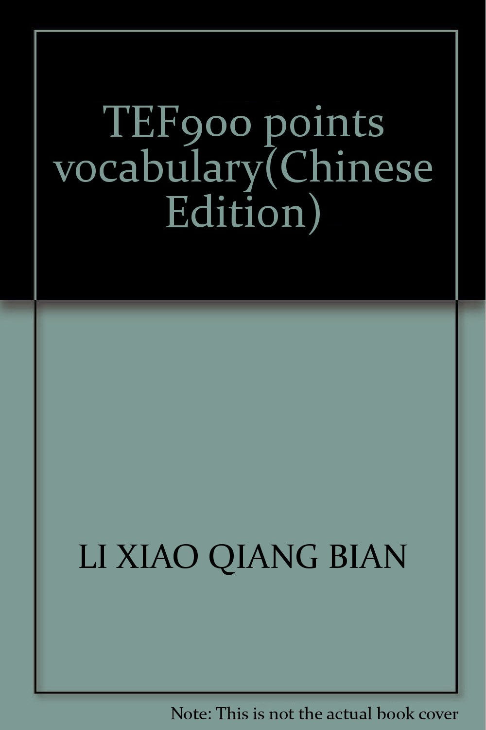 TEF900分词汇 book