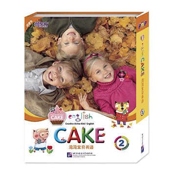 包邮 泡泡宝贝英语2(English Cake 2) (含故事书+活动手册+语音手册+MP3光盘)新东方幼儿教材 点读版 Books