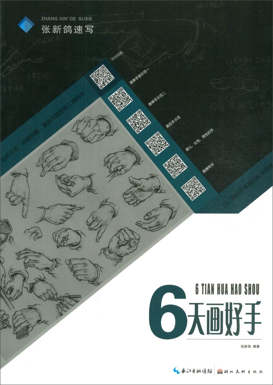 张新鸽速写 6天画好手,张新鸽,湖北美术出版社【质量保障放心购买】 Books