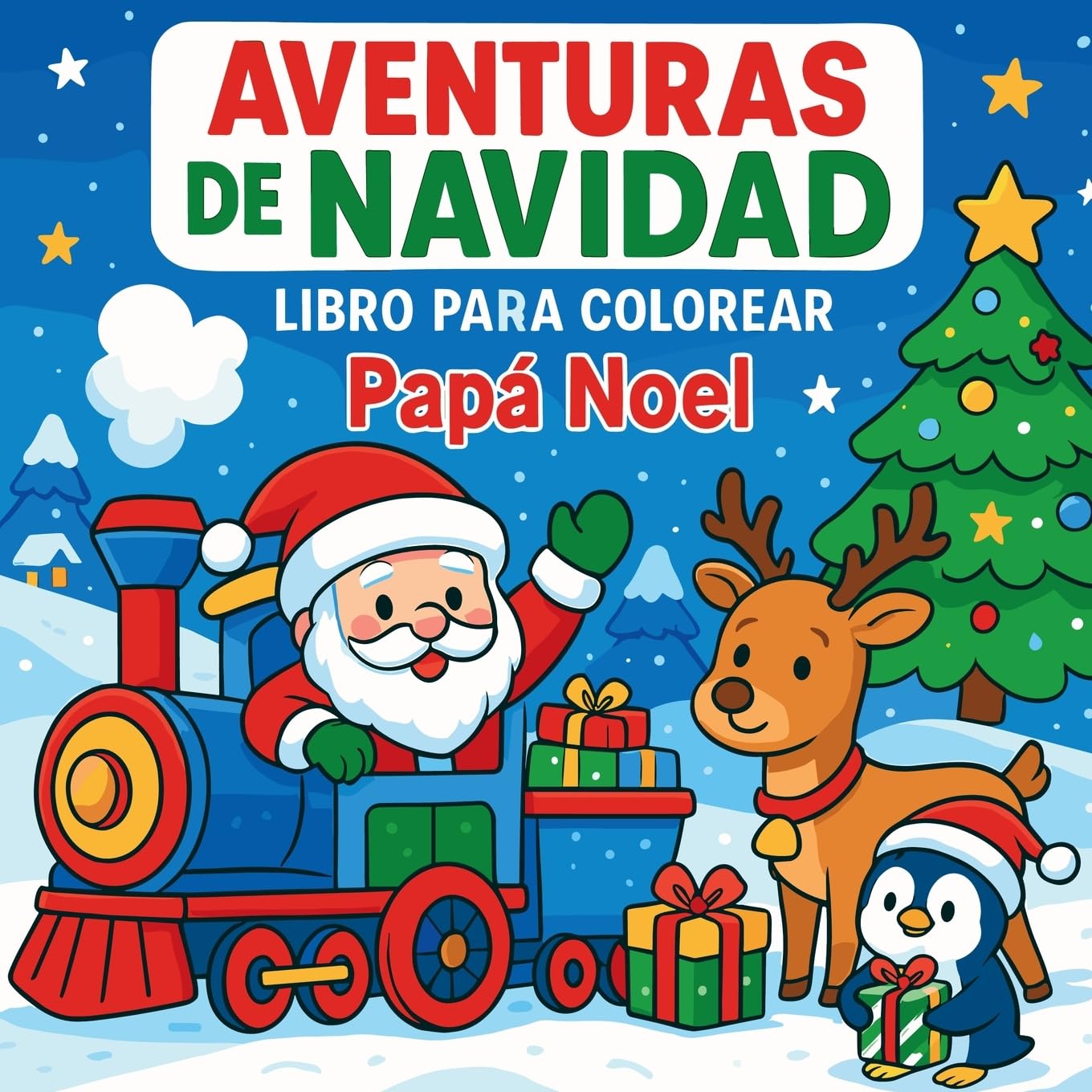 Aventuras de Navidad - Libro para colorear Papá Noel Tiptoi & Games