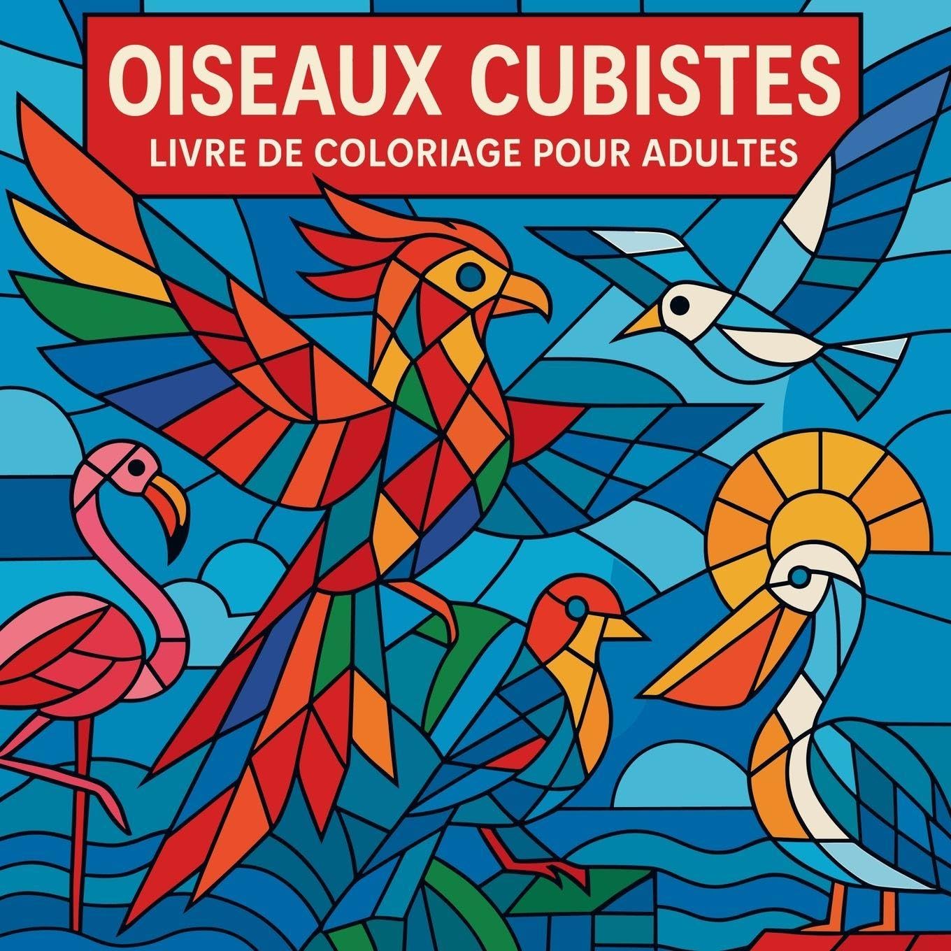 Oiseaux cubistes - Livre de coloriage pour adultes Hobbies & Crafts