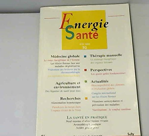 N.30 energie et sante du corps a l'esprit book