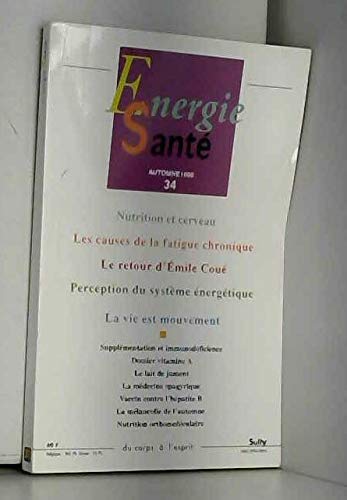 Revue n 34 energie sante automne 96 (Articles Sans C) Books