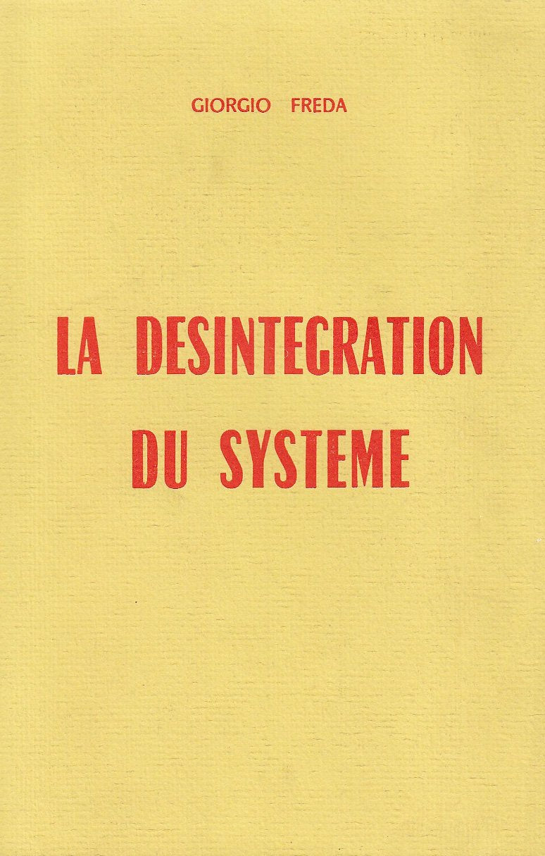 DESINTEGRATION DU SYSTEME (LA) Books