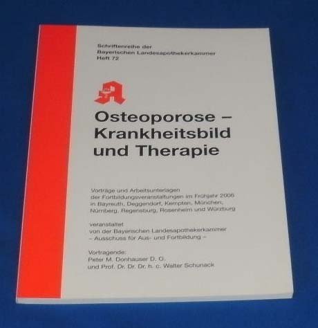 Product Image: Osteoperose - Krankheitsbild und Therapie - Heft 72