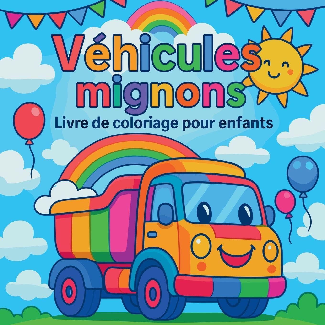 Véhicules mignons - Livre de coloriage pour enfants Non-fiction