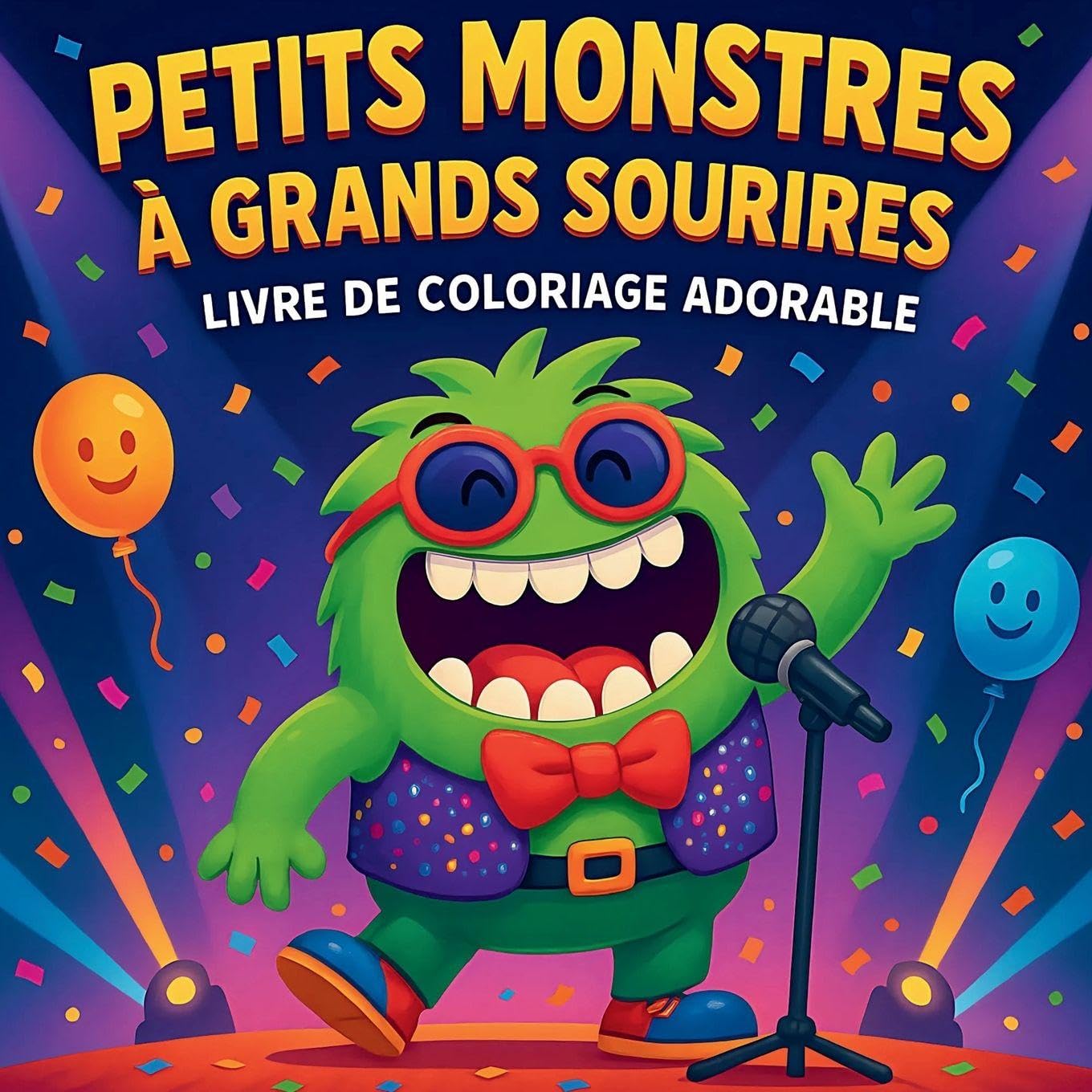 Petits Monstres à Grands Sourires - Livre de coloriage Non-fiction