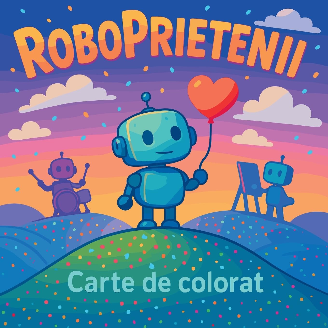 RoboPrietenii - Carte de Colorat Tiptoi & Games