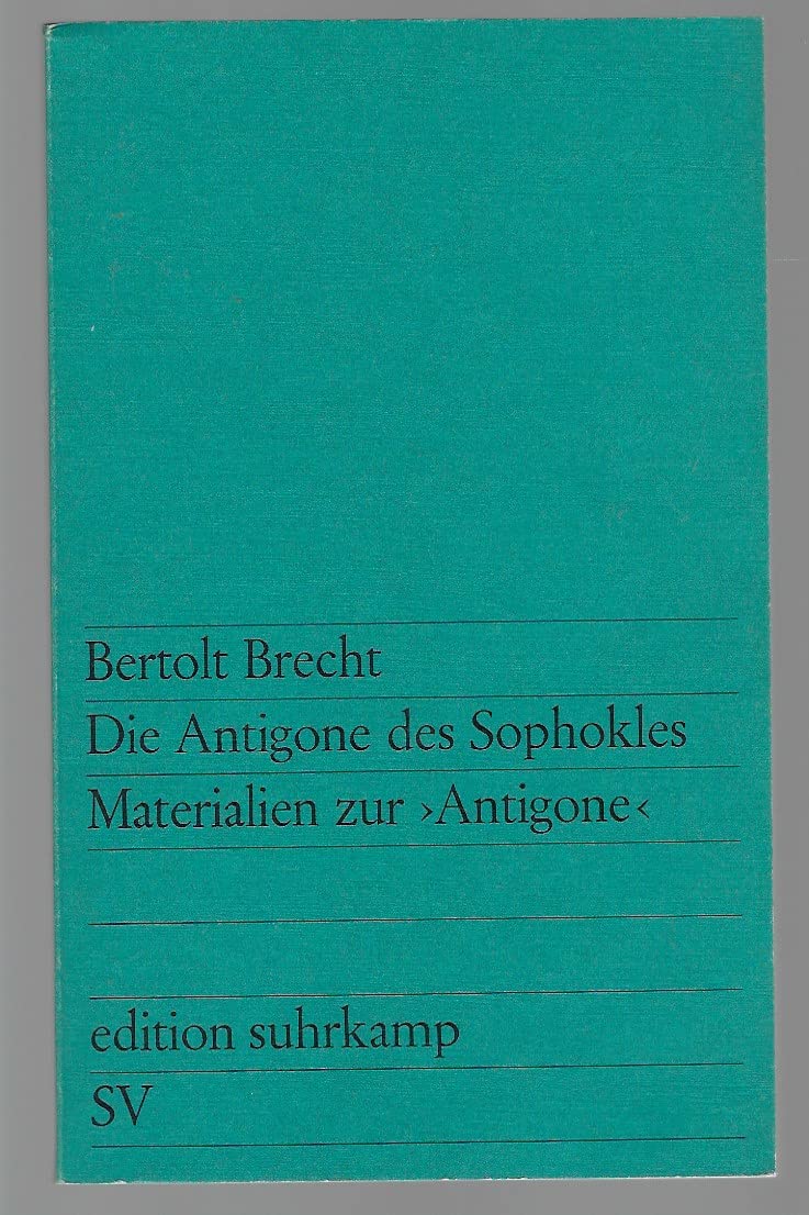 Die Antigone des Sophokles. Materialien zur "Antigone" Books